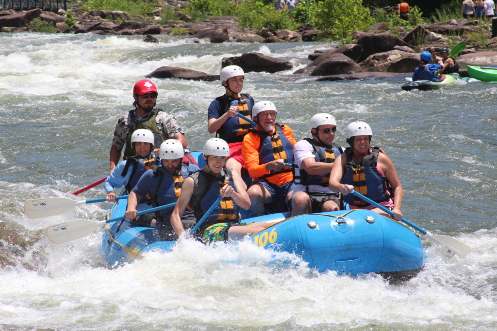 Whitewater rafting on the Ocoee River