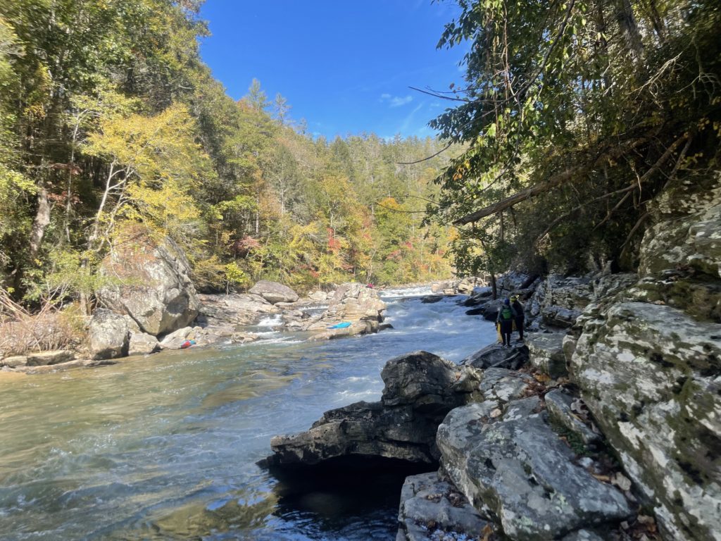Chattooga River in the fall
