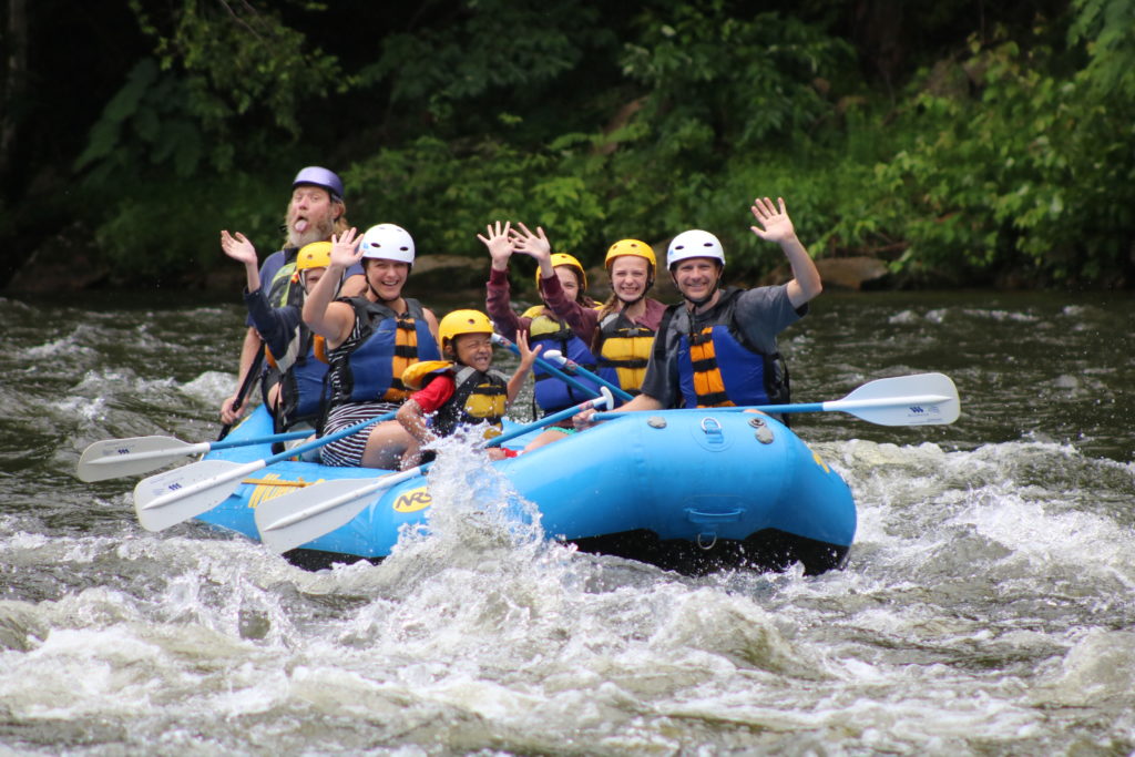 Whitewater rafting on the Pigeon River