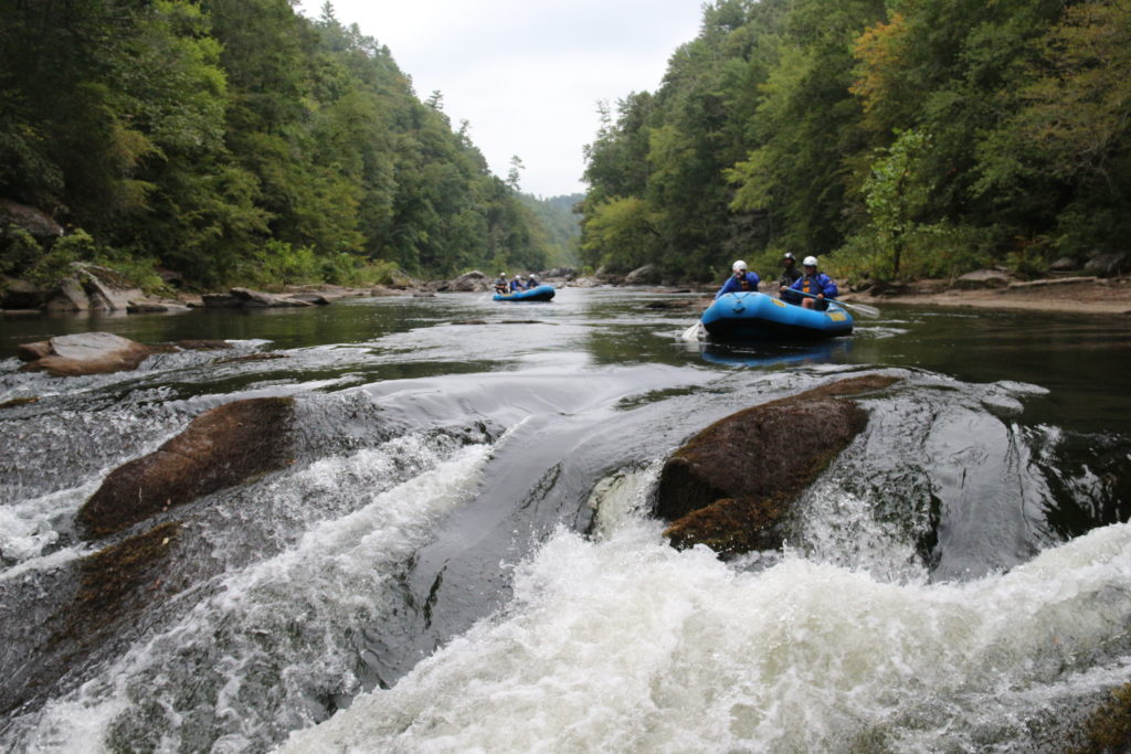 Whitewater rafting on the Chattooga River