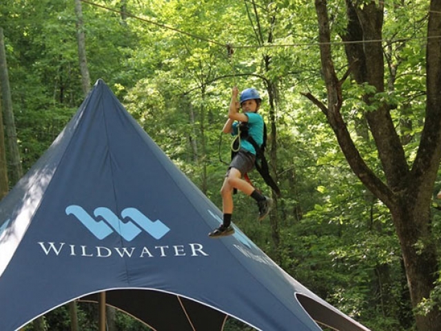 Nantahala Ziplining Kid Zip - Wildwater