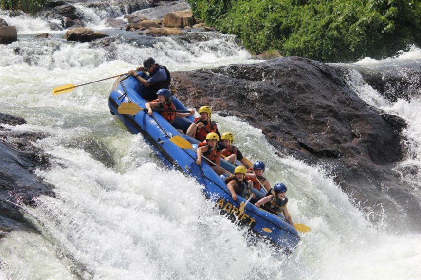 Rafting in Uganda